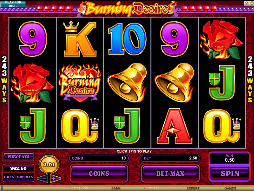Burning Desire (Жгучее желание) из раздела Игровые автоматы
