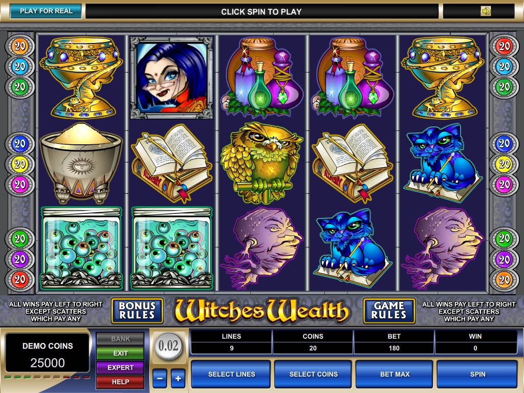 Witches Wealth (Богатство ведьмы) из раздела Игровые автоматы