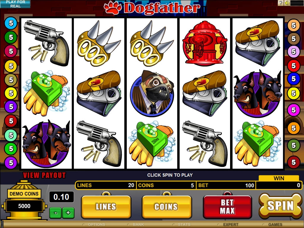 Dogfather (Крестный отец собак) из раздела Игровые автоматы