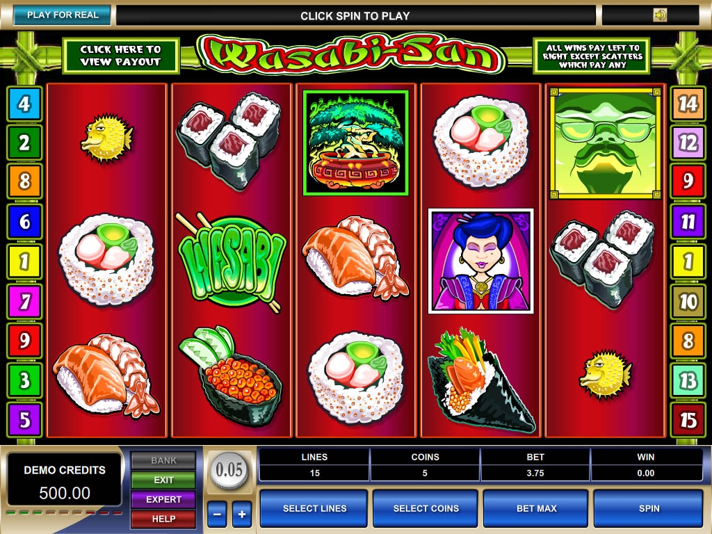 Wasabi–San (Васаби-Сан) из раздела Игровые автоматы