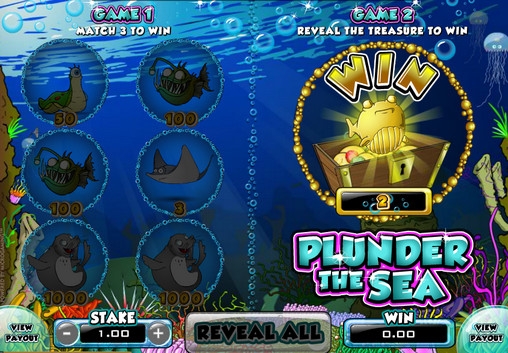 Plunder the Sea (Клад на морском дне) из раздела Скрэтч-карты