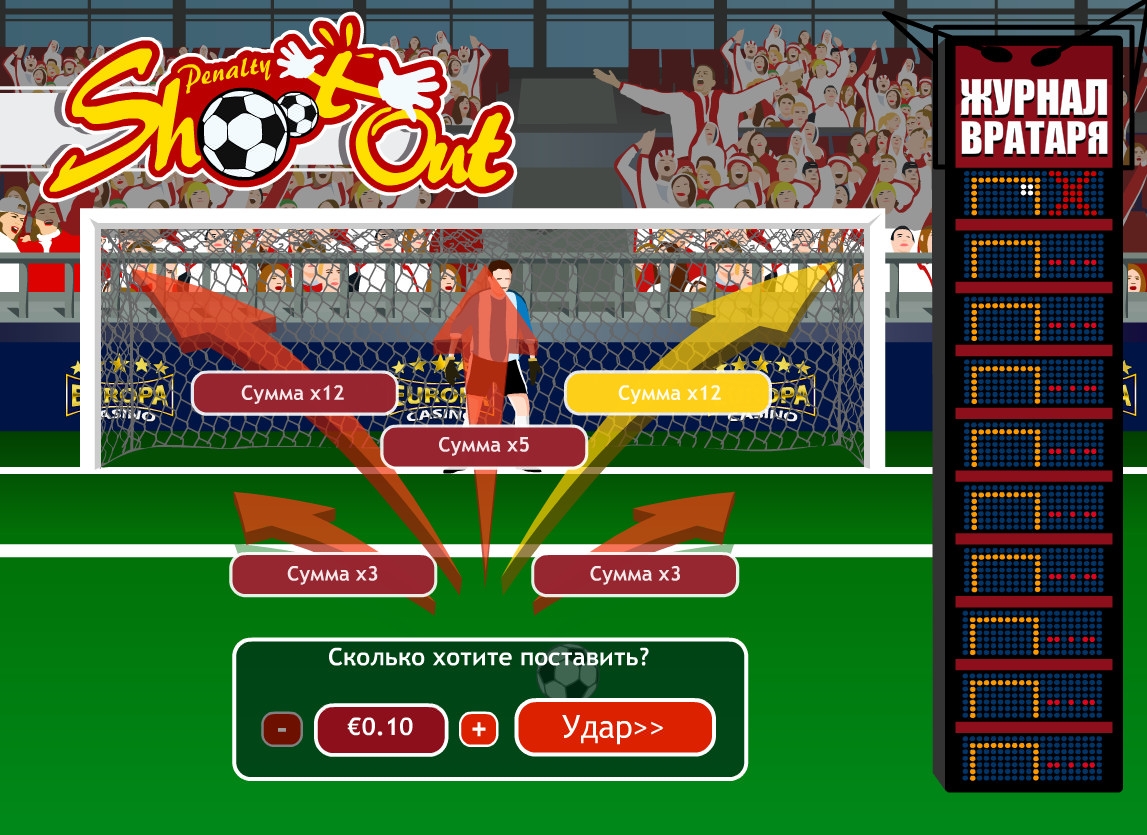 Penalty Shoot Out (Пробей пенальти) из раздела Развлекательные игры