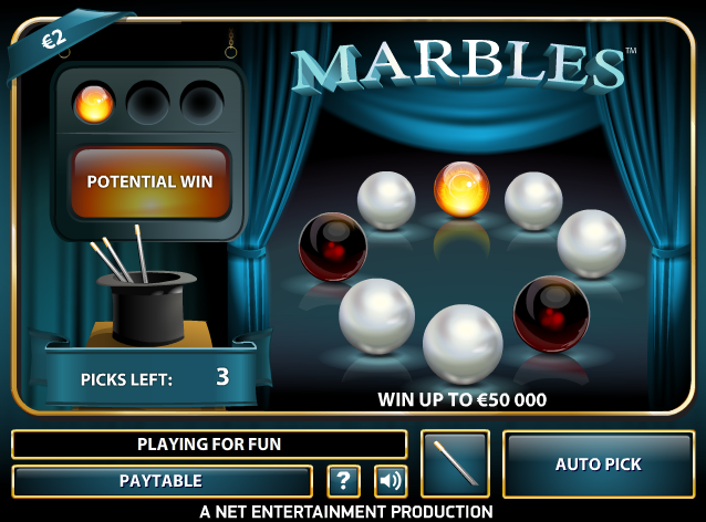 Marbles (Мраморные шарики) из раздела Развлекательные игры