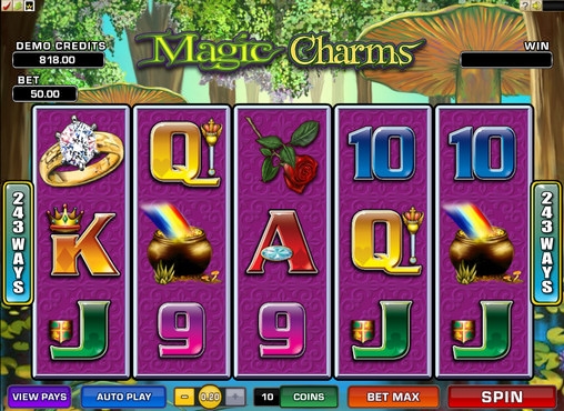 Magic Charms (Магические заклинания) из раздела Игровые автоматы