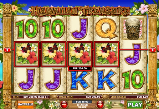 Hawaiian Treasure (Гавайское сокровище) из раздела Игровые автоматы