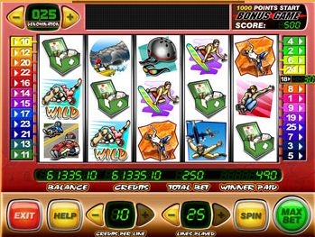 Extreme Games (Экстремальные игры) из раздела Игровые автоматы