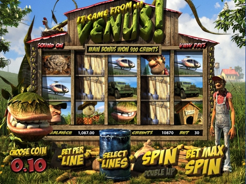 It Came from… Venus (Оно прилетело с… Венеры) из раздела Игровые автоматы