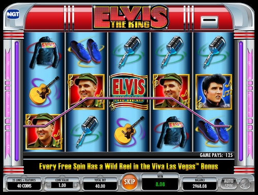 Elvis: The King (Элвис: Король) из раздела Игровые автоматы