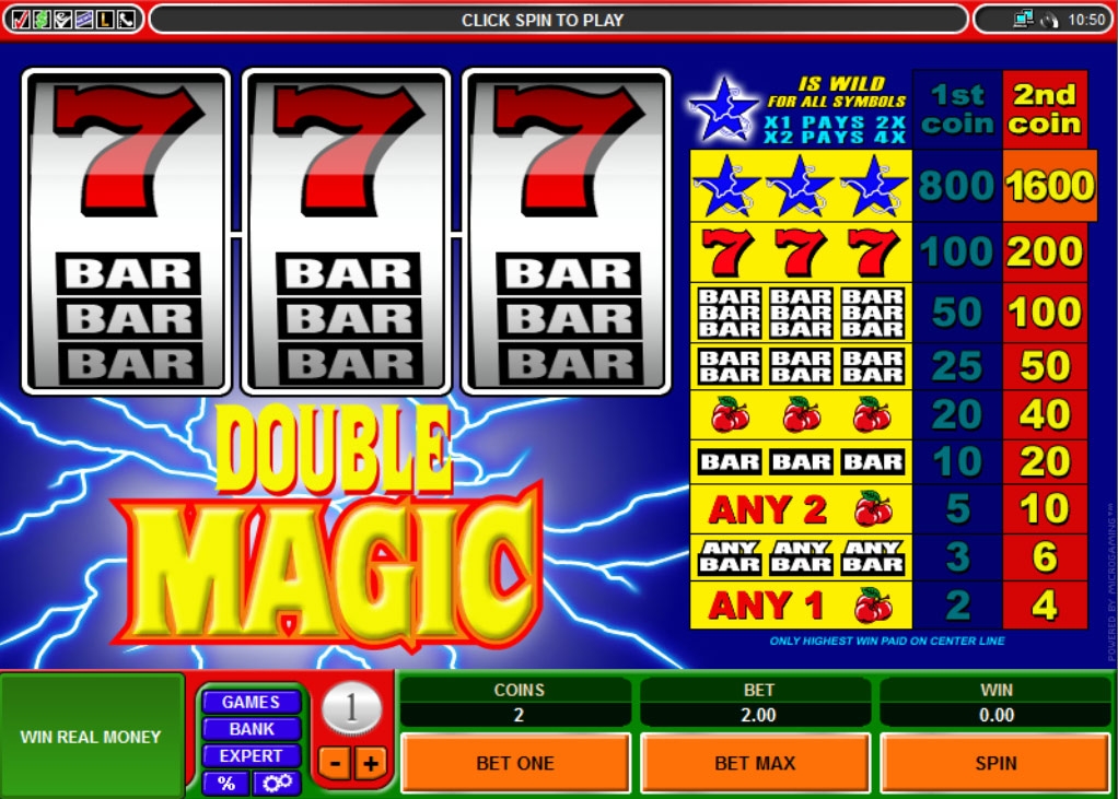 Double Magic (Двойное Колдовство) из раздела Игровые автоматы