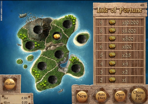 Isle of Fortune (Остров фортуны) из раздела Скрэтч-карты