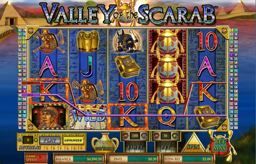 Valley of the Scarab (Долина скарабея) из раздела Игровые автоматы