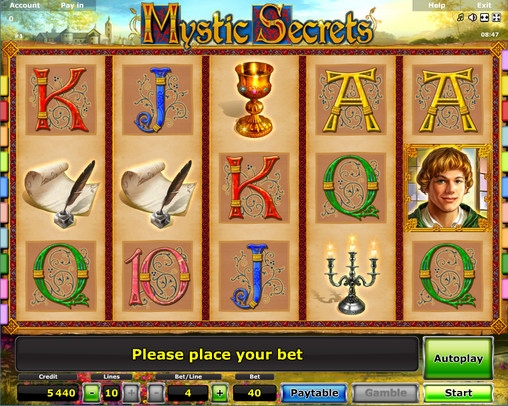 Mystic Secrets (Таинственные секреты) из раздела Игровые автоматы