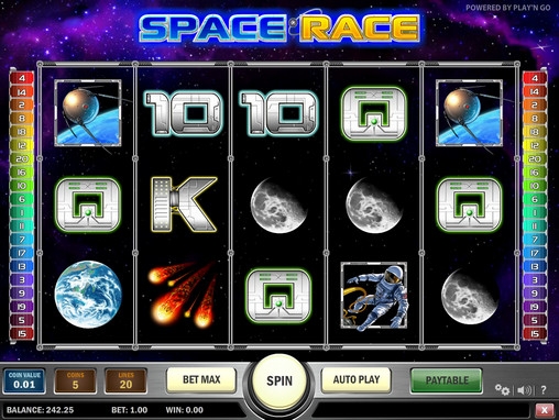 Space Race (Космическая гонка) из раздела Игровые автоматы