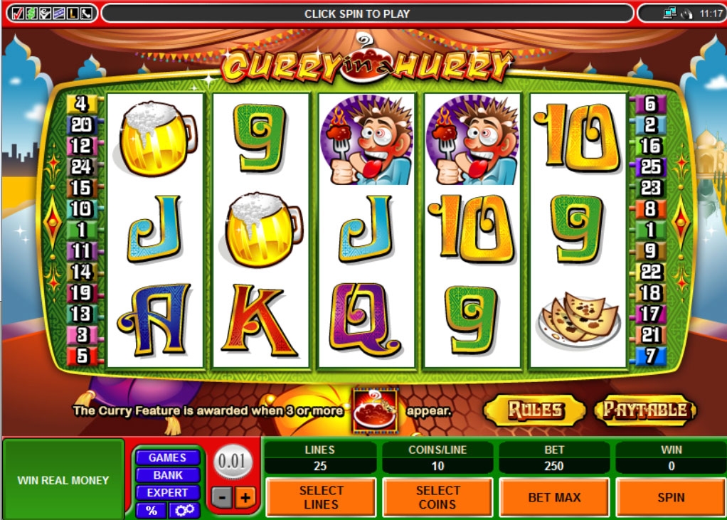 Curry in a Hurry (Карри в Спешке) из раздела Игровые автоматы