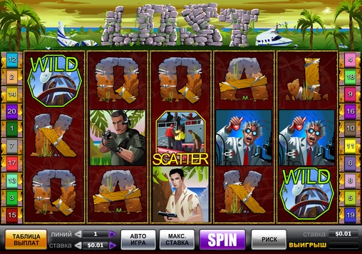 Lost On The Island (Остаться в Живых) из раздела Игровые автоматы