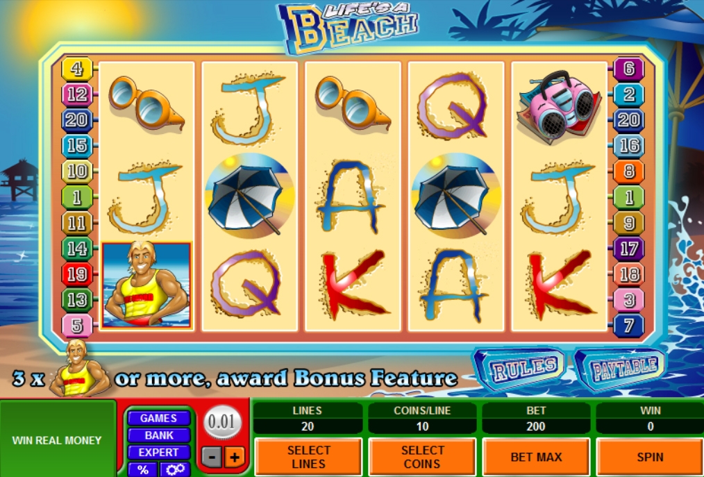 Life’s a Beach (Жизнь на пляже) из раздела Игровые автоматы