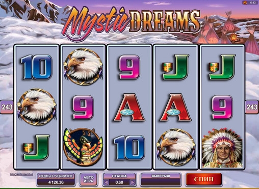 Mystic Dreams (Таинственные сны) из раздела Игровые автоматы