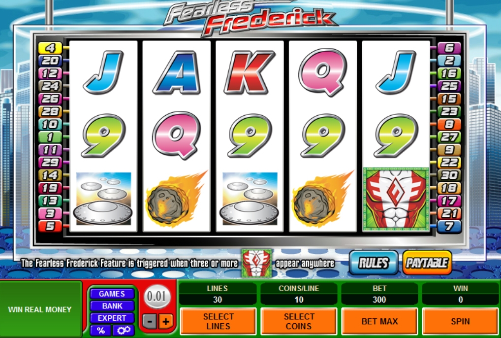Fearless Frederick (Бесстрашный Фредерик) из раздела Игровые автоматы
