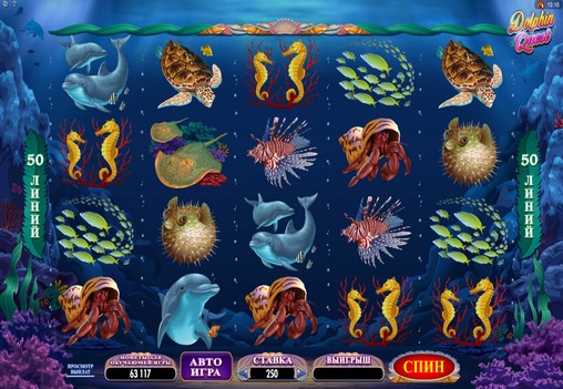 Dolphin Quest (Загадка дельфина) из раздела Игровые автоматы