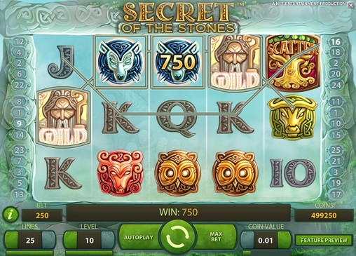 Secret of the Stones (Тайна камней) из раздела Игровые автоматы