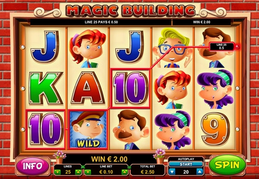 Magic Building (Волшебное здание) из раздела Игровые автоматы