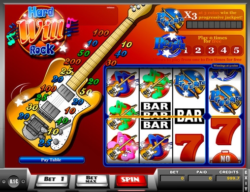 Hard Will Rock (Да будет хард-рок) из раздела Игровые автоматы