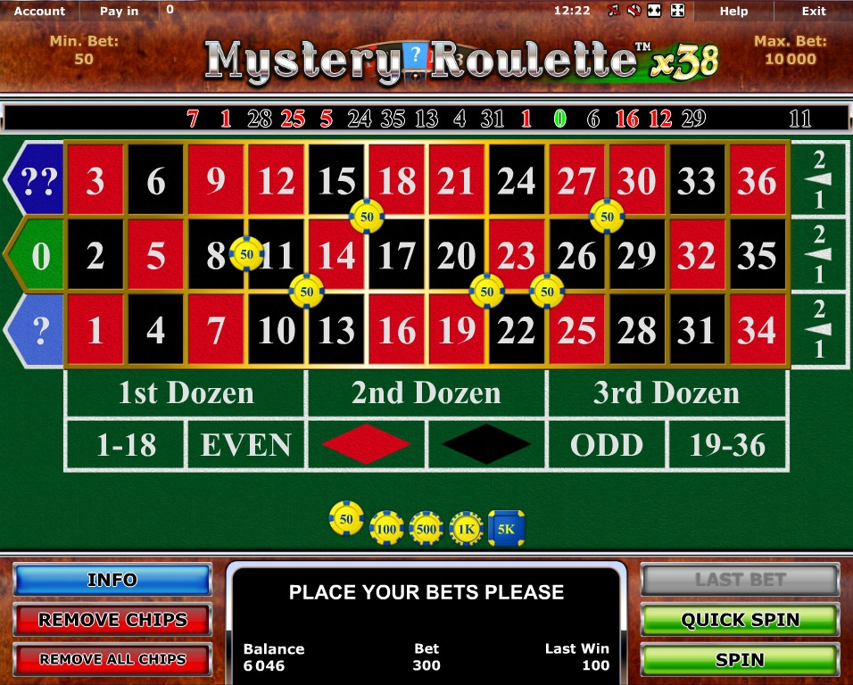 Mystery Roulette x38 (Таинственная рулетка х38) из раздела Рулетка