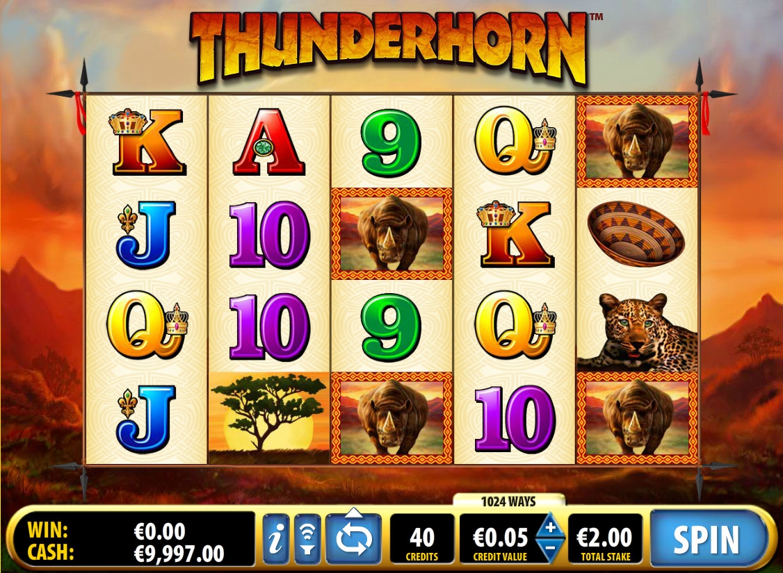 Thunder Horn (Грозный рог) из раздела Игровые автоматы