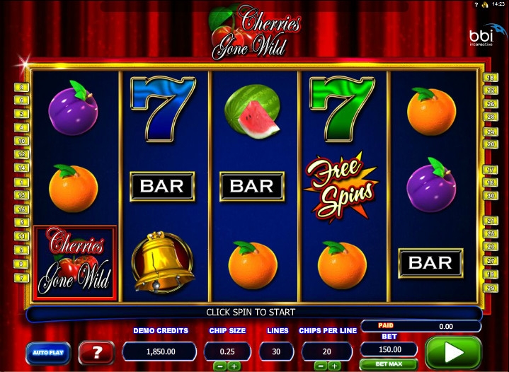Cherries Gone Wild (Обезумевшие вишни) из раздела Игровые автоматы