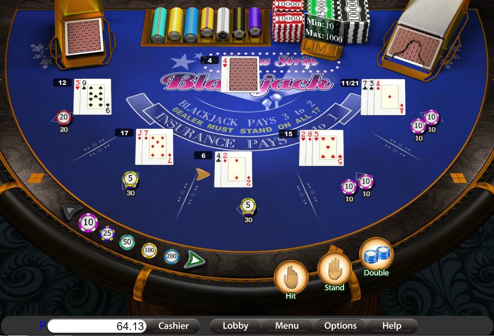 Vegas Strip Blackjack – Elite Edition (Блэкджек Вегас Стрип – Элитное издание) из раздела Блэкджек
