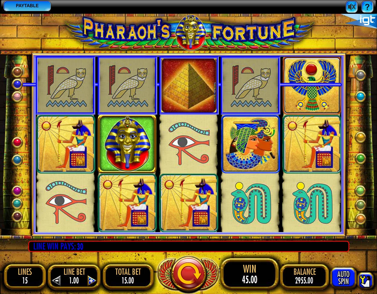 Pharaoh’s Fortune (Богатство фараона) из раздела Игровые автоматы