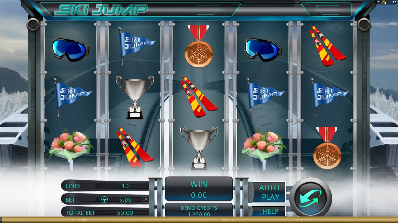 Ski Jump (Прыжки на лыжах с трамплина) из раздела Игровые автоматы