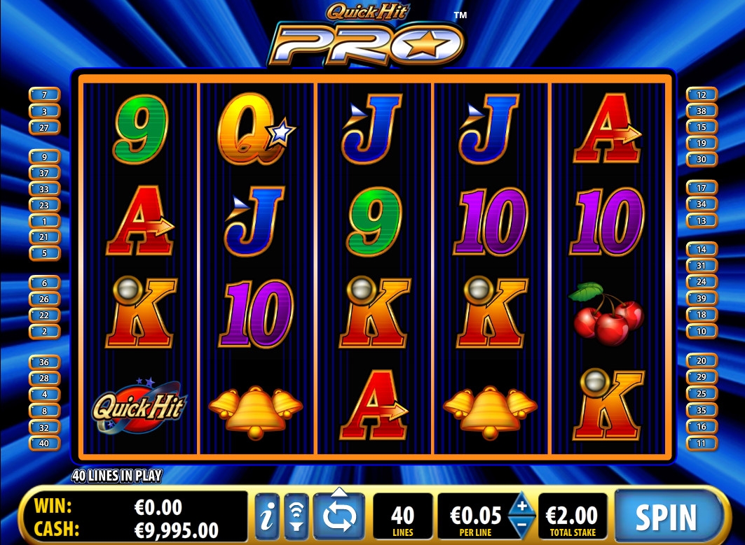 Quick Hit Pro (Профессиональный быстрый спин) из раздела Игровые автоматы