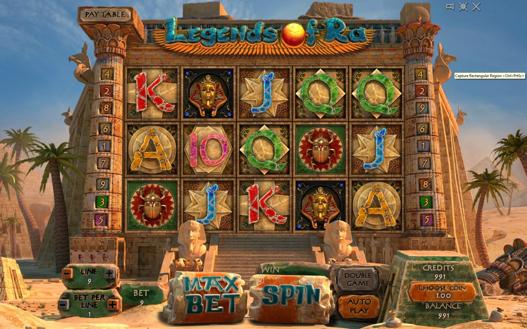 Legends of Ra (Легенды Ра) из раздела Игровые автоматы