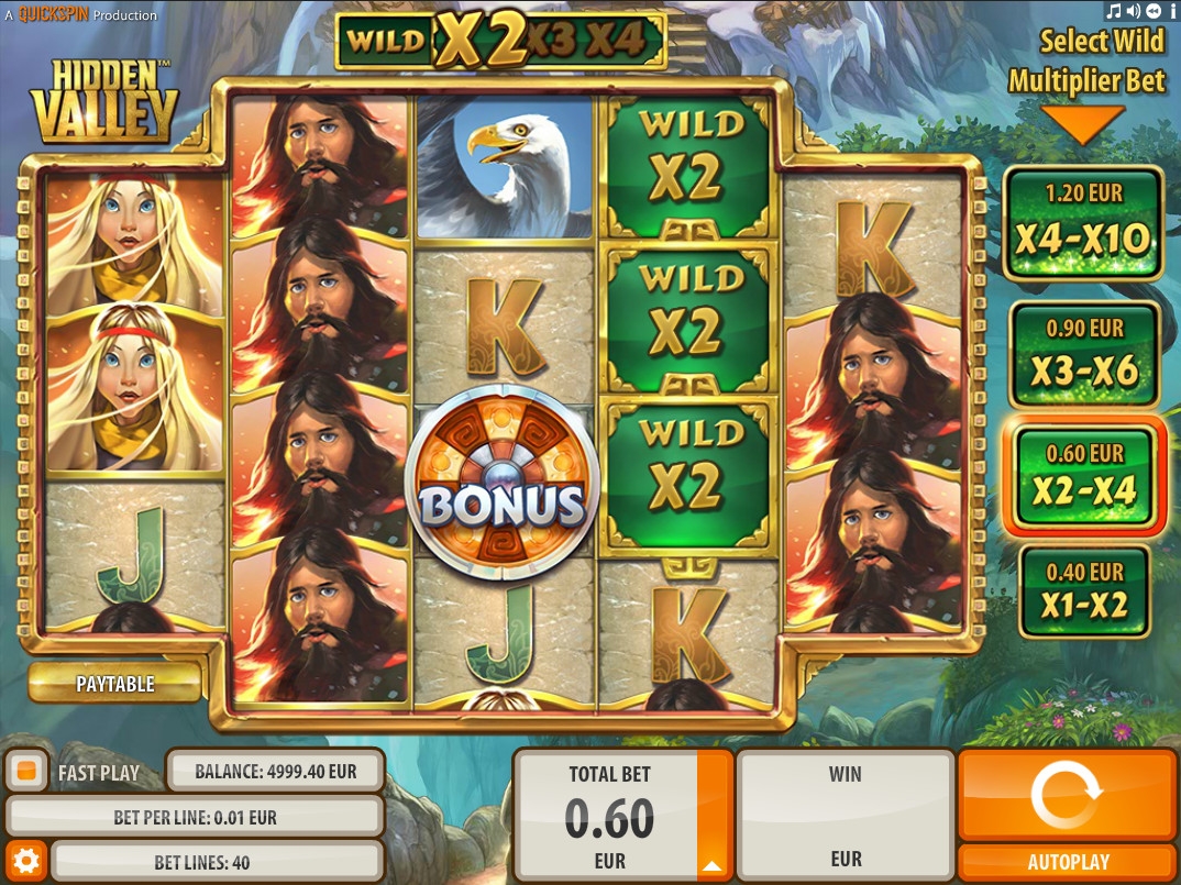 Hidden Valley (Скрытая долина) из раздела Игровые автоматы