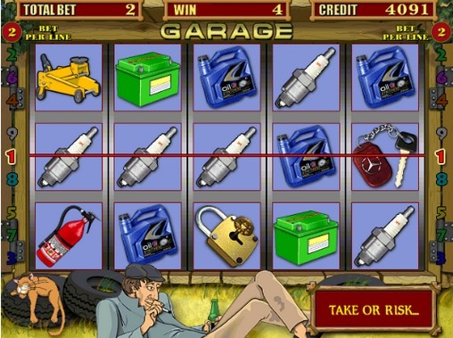 Garage (Гараж) из раздела Игровые автоматы