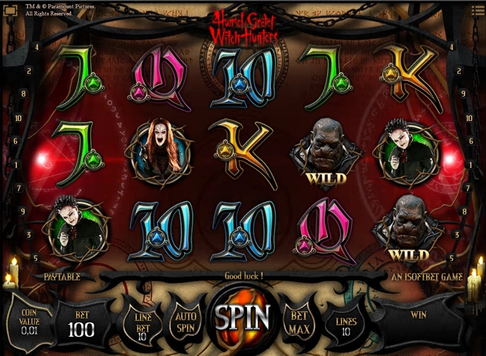 Hansel and Gretel – Witch Hunters (Гензель и Гретель – Охотники на ведьм) из раздела Игровые автоматы