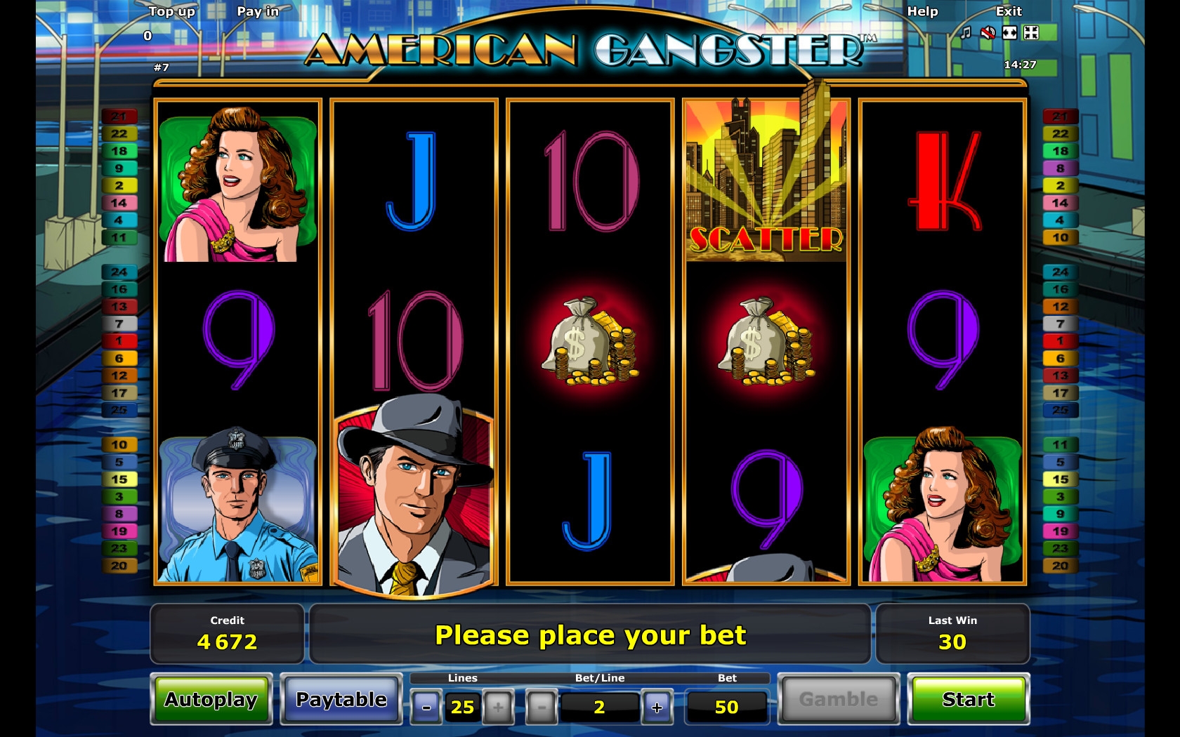 American Gangster (Американский гангстер) из раздела Игровые автоматы