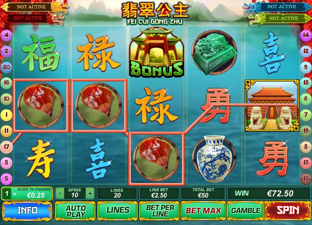 Fei Cui Gong Zhu (Фей Куи Гонг Жу) из раздела Игровые автоматы