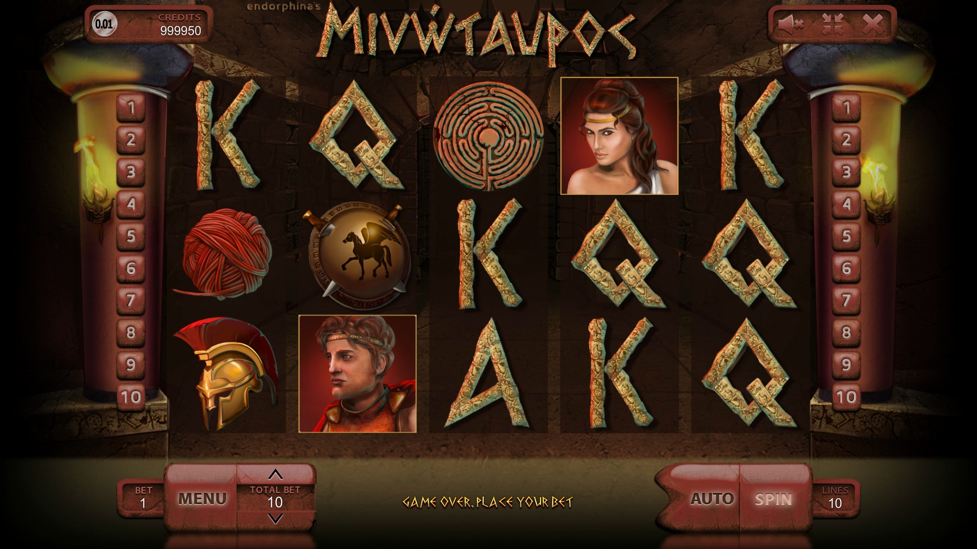 Minotaurus (Минотавр) из раздела Игровые автоматы