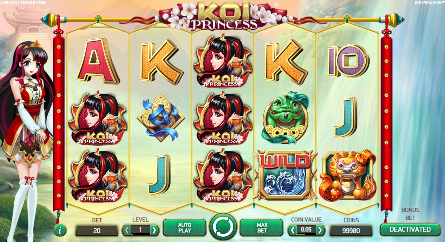 Koi Princess (Принцесса Кои) из раздела Игровые автоматы