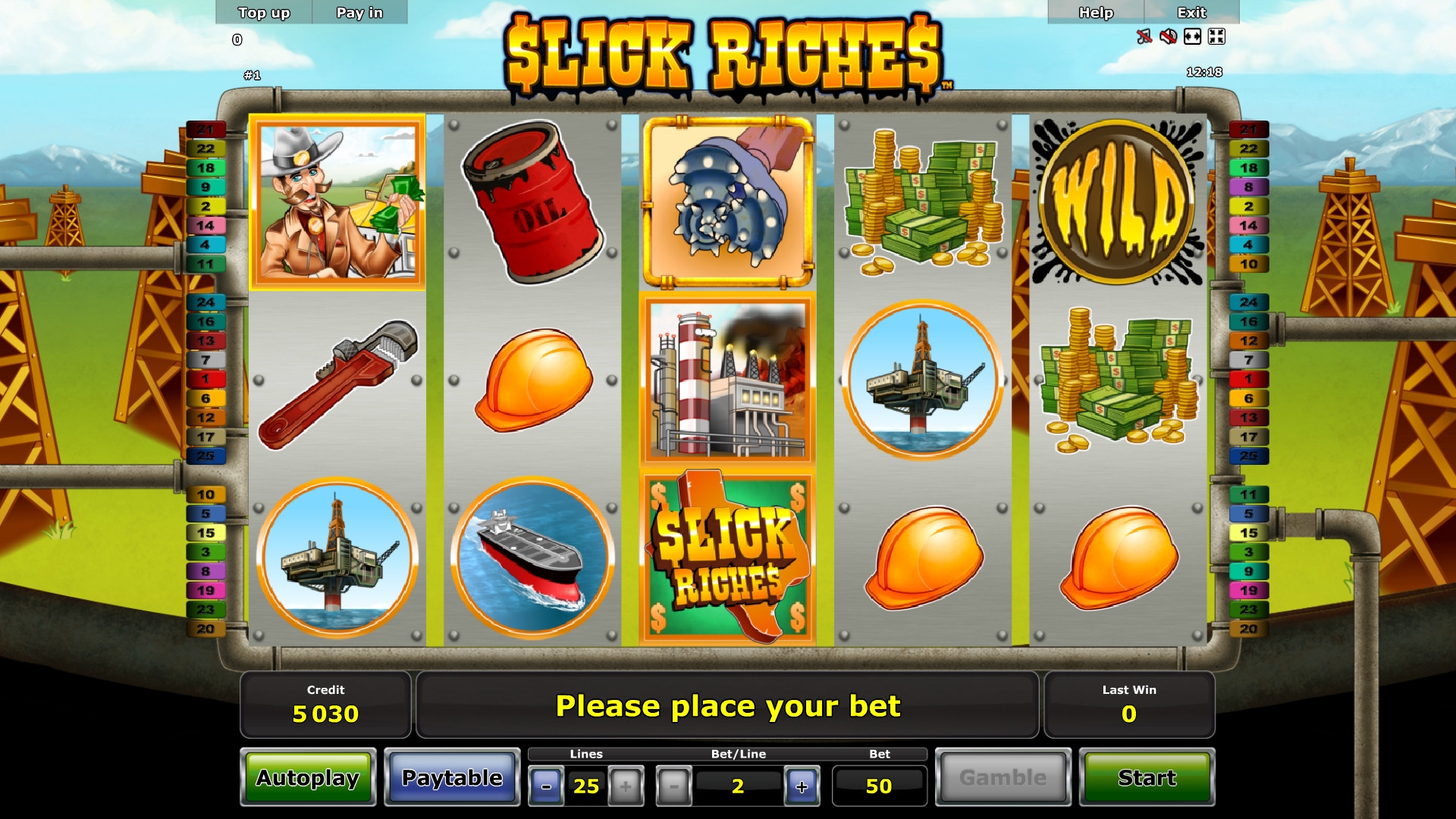Slick Riches (Лоснящееся богатство) из раздела Игровые автоматы