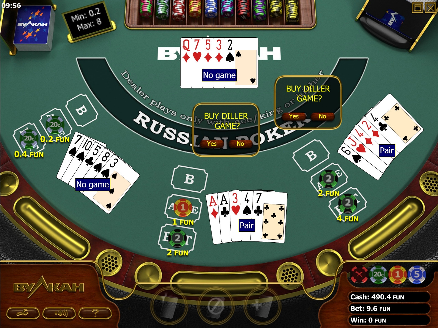 Russian Poker (Русский покер) из раздела Покер