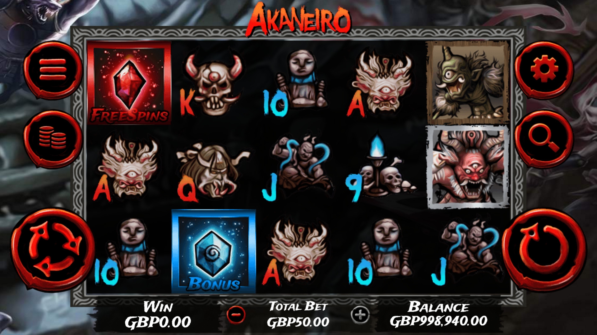 Akaneiro (Аканейро) из раздела Игровые автоматы