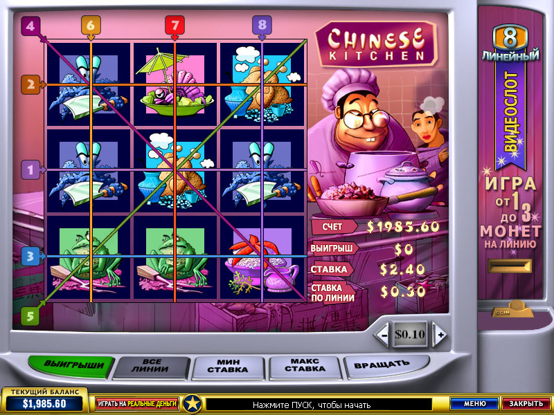 Chinese Kitchen (Китайская Кухня) из раздела Игровые автоматы