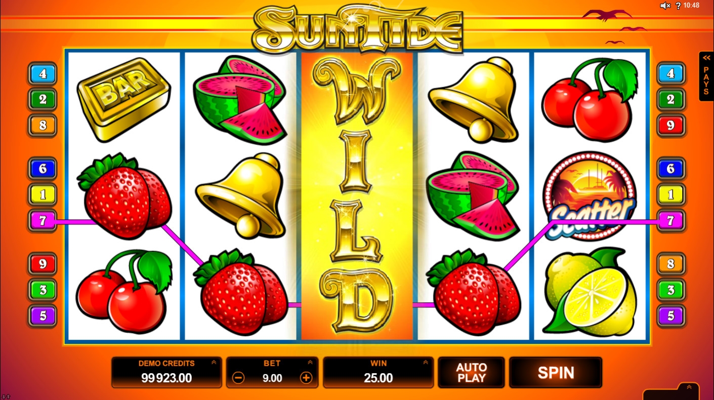 Sun Tide (Солнечный прилив) из раздела Игровые автоматы