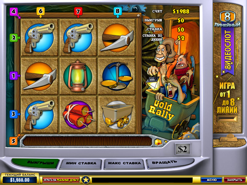 Gold Rally (Золотое ралли) из раздела Игровые автоматы