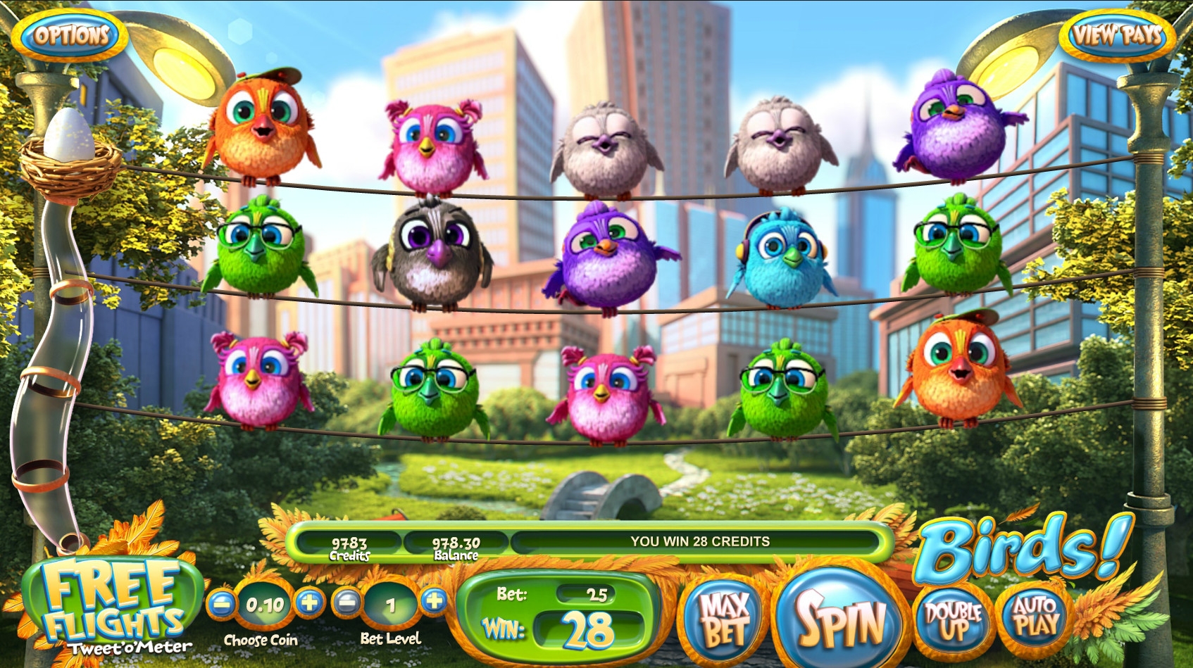 Birds (Птички) из раздела Игровые автоматы