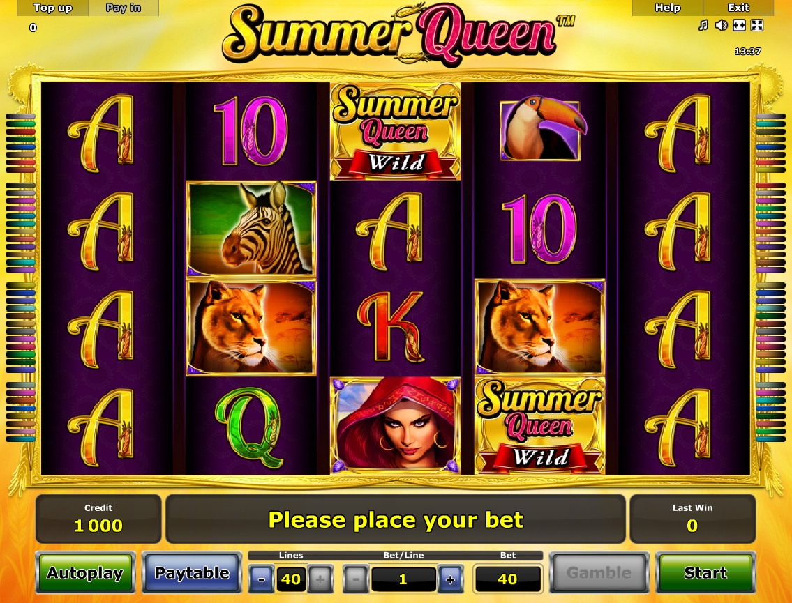Summer Queen (Королева лета) из раздела Игровые автоматы