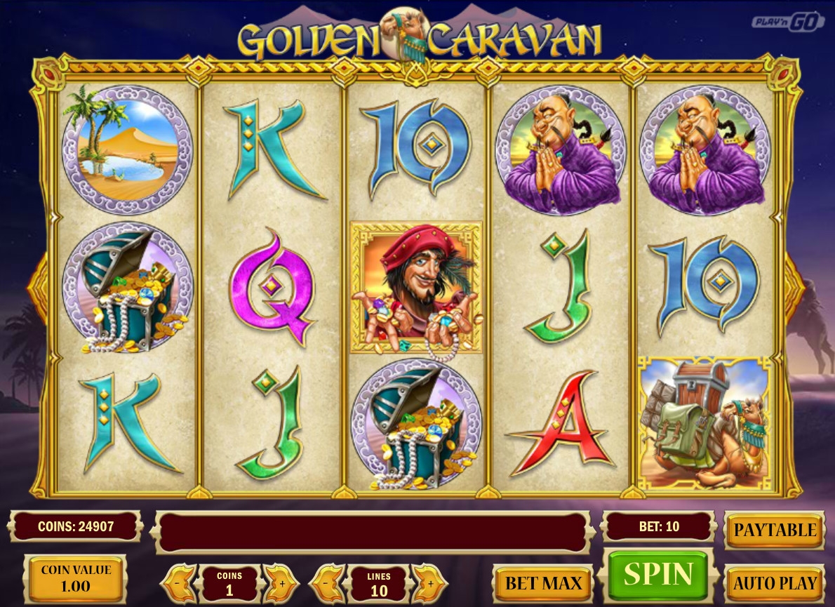 Golden Caravan (Золотой караван) из раздела Игровые автоматы